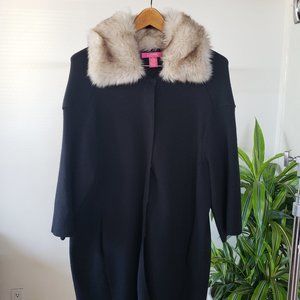 Coat with Faux Fur